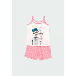 Boboli kislány pizsama spagettipántos póló+short